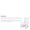 Flash Furniture Winston All-Weather Rocking Chair in White Faux Wood JJ-C14703-WH-GG - alternate 5
